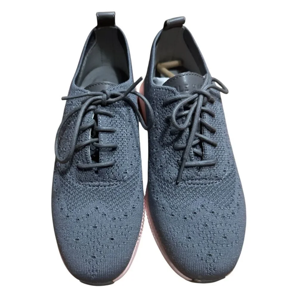 Cole Haan Grand Stichlight Wingtip Oxfords Grey Men’s Size 6B